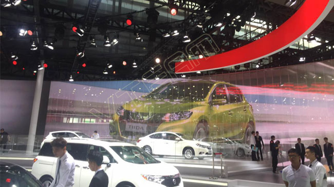 車展LED透明屏使用應該具備哪些條件？